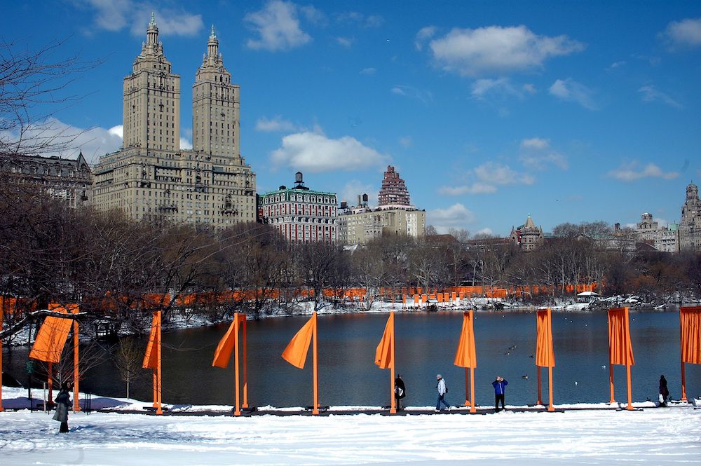 Christo & Jean Claude, The Gates, 2005, Central Park, Manhattan, NYC Parks<br/>